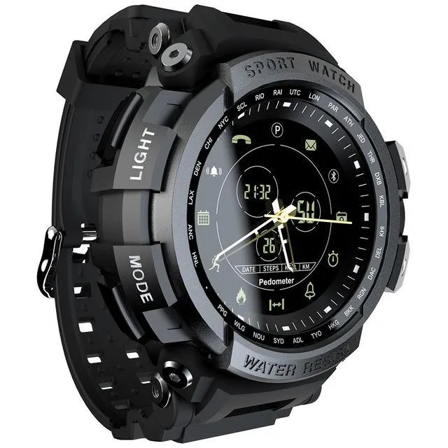 50 Meter Waterproof Sport Smartwatch with Bluetooth Call Remind for IOS