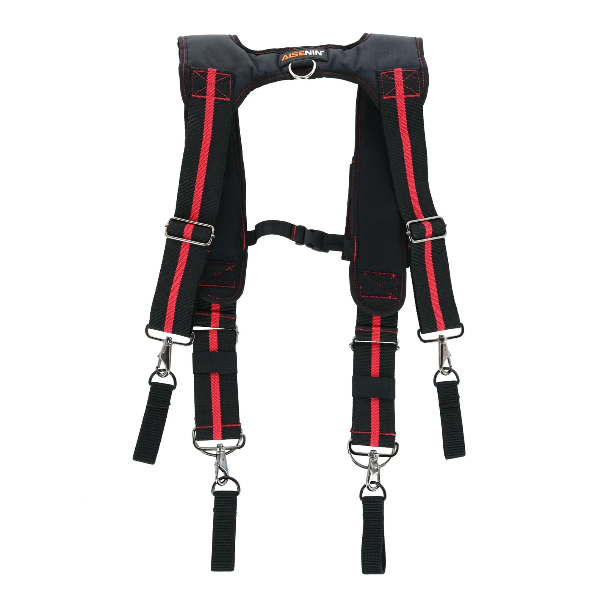 Aisenin Men's Suspenders with Magnetic Pocket & Swivel Hooks & Tool Belt Loops