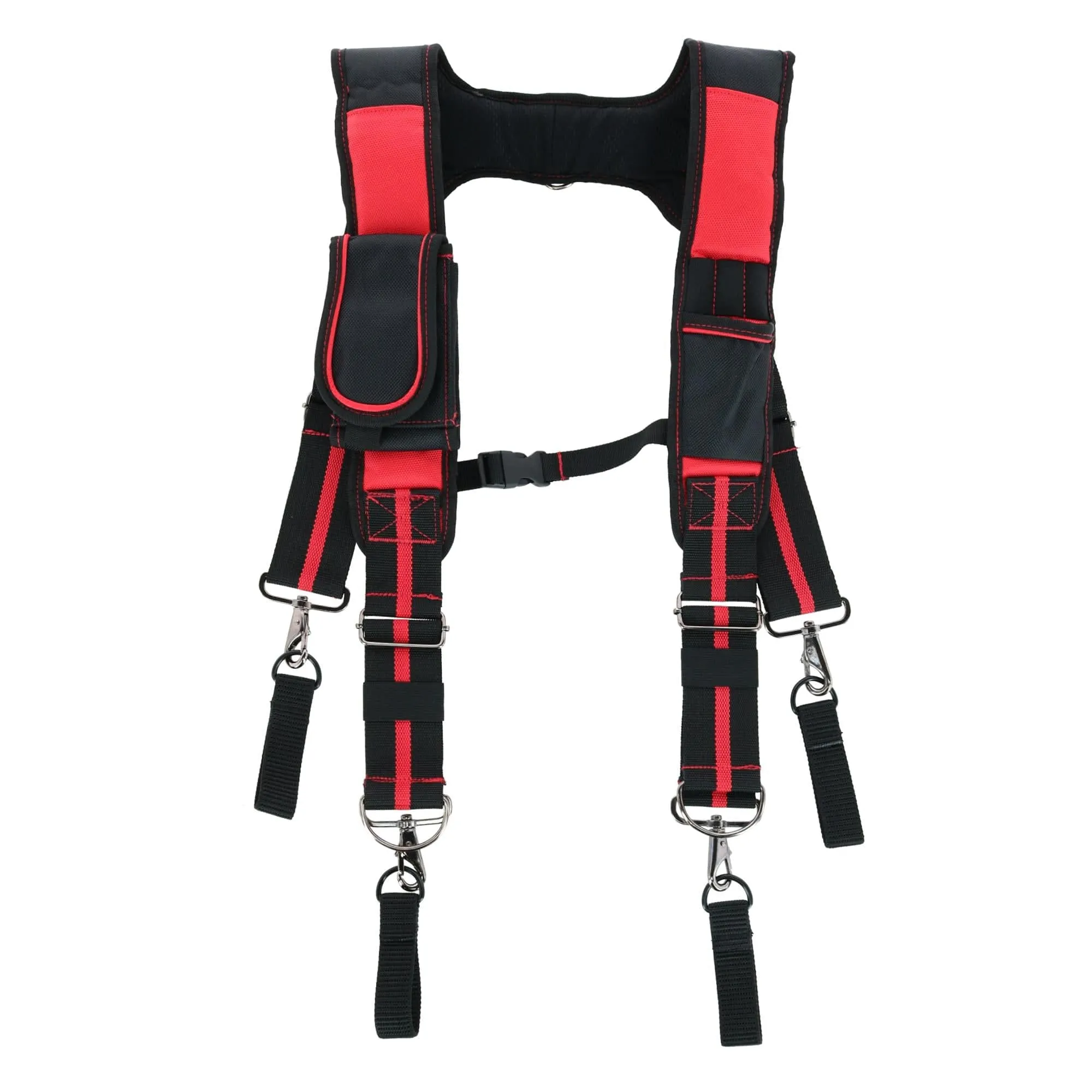 Aisenin Men's Suspenders with Magnetic Pocket & Swivel Hooks & Tool Belt Loops