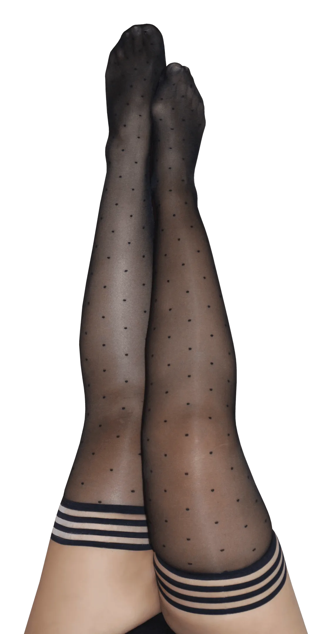 Ally | 1940's Polka Dot Thigh-High | Petite to Plus Size