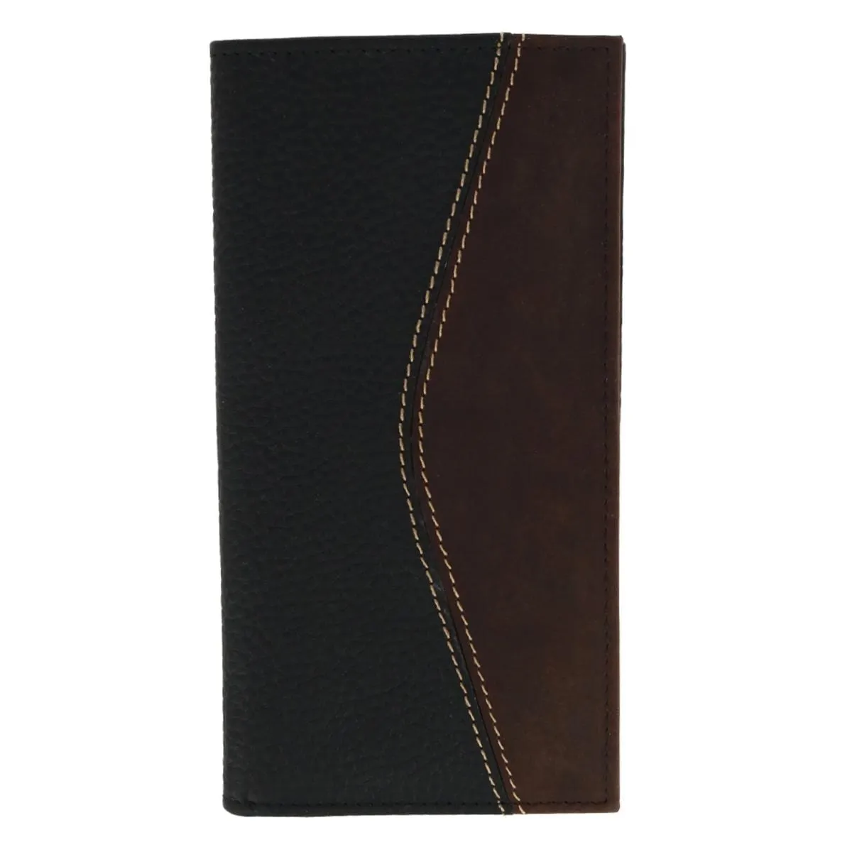 American Bison Men's Bison and Hunter Leather Rodeo Wallet