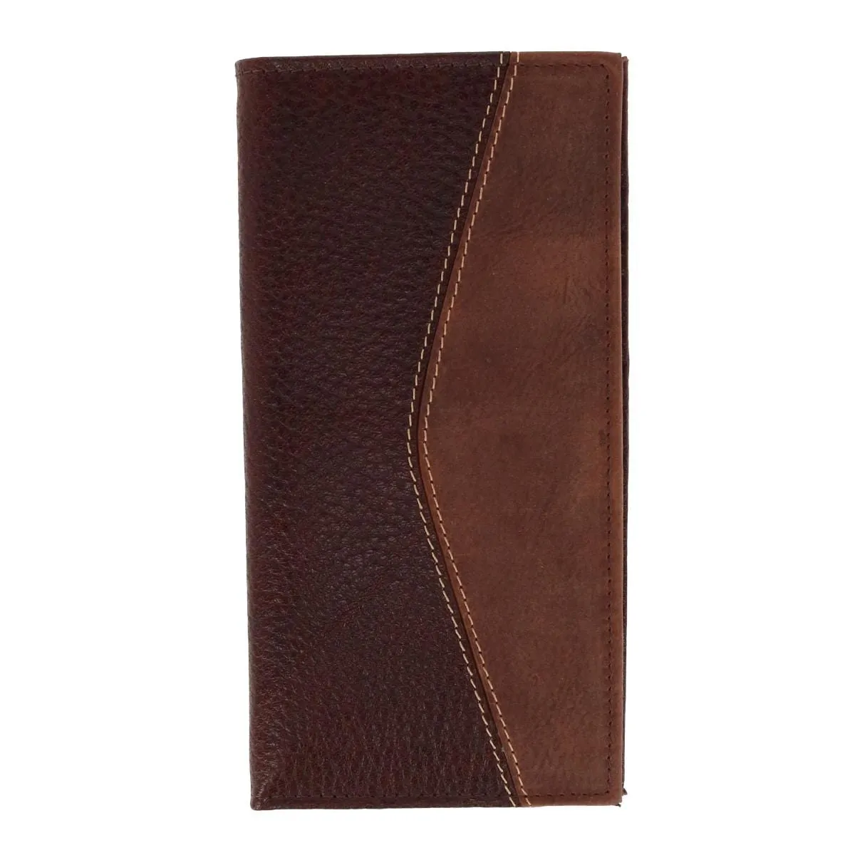 American Bison Men's Bison and Hunter Leather Rodeo Wallet