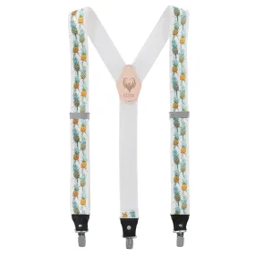 Ascentix Men's Pineapple Clip End Suspenders