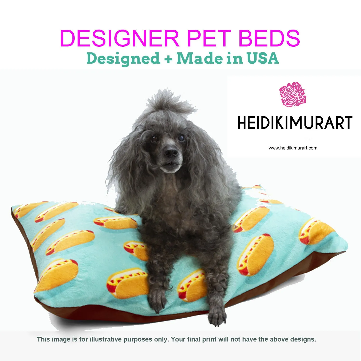 Best Rainbow Pet Bed, Gay Pride Dog Bed, Colorful Gay Friendly Dog Pet Accessories-Made in USA