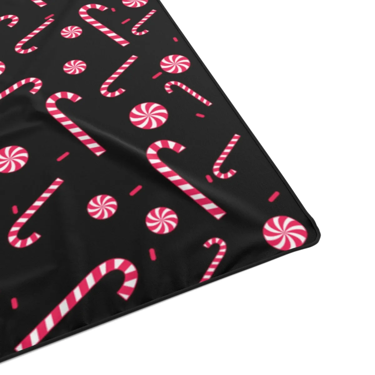 Black Christmas Couch Blanket, Ultra Soft Sofa Machine Washable Fleece Throw Blanket