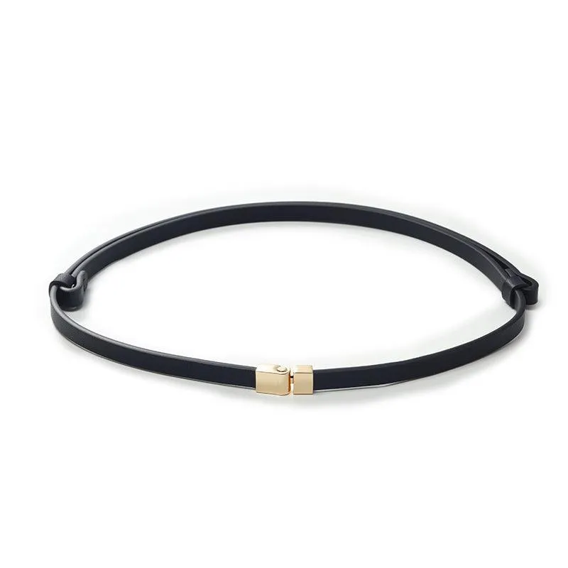 Chic Thin Leather Belt