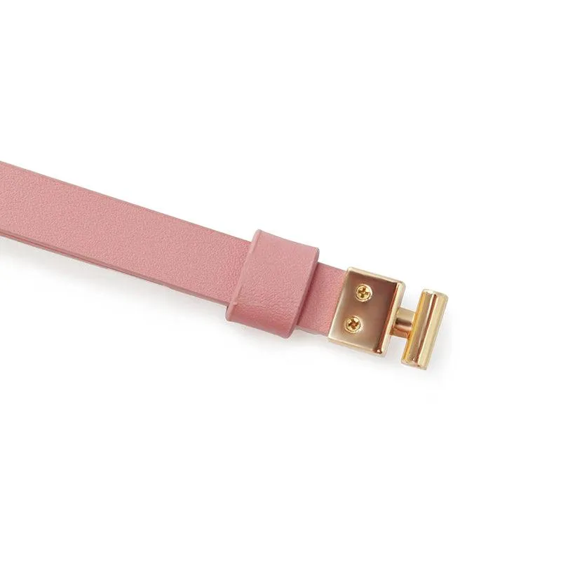 Chic Thin Leather Belt