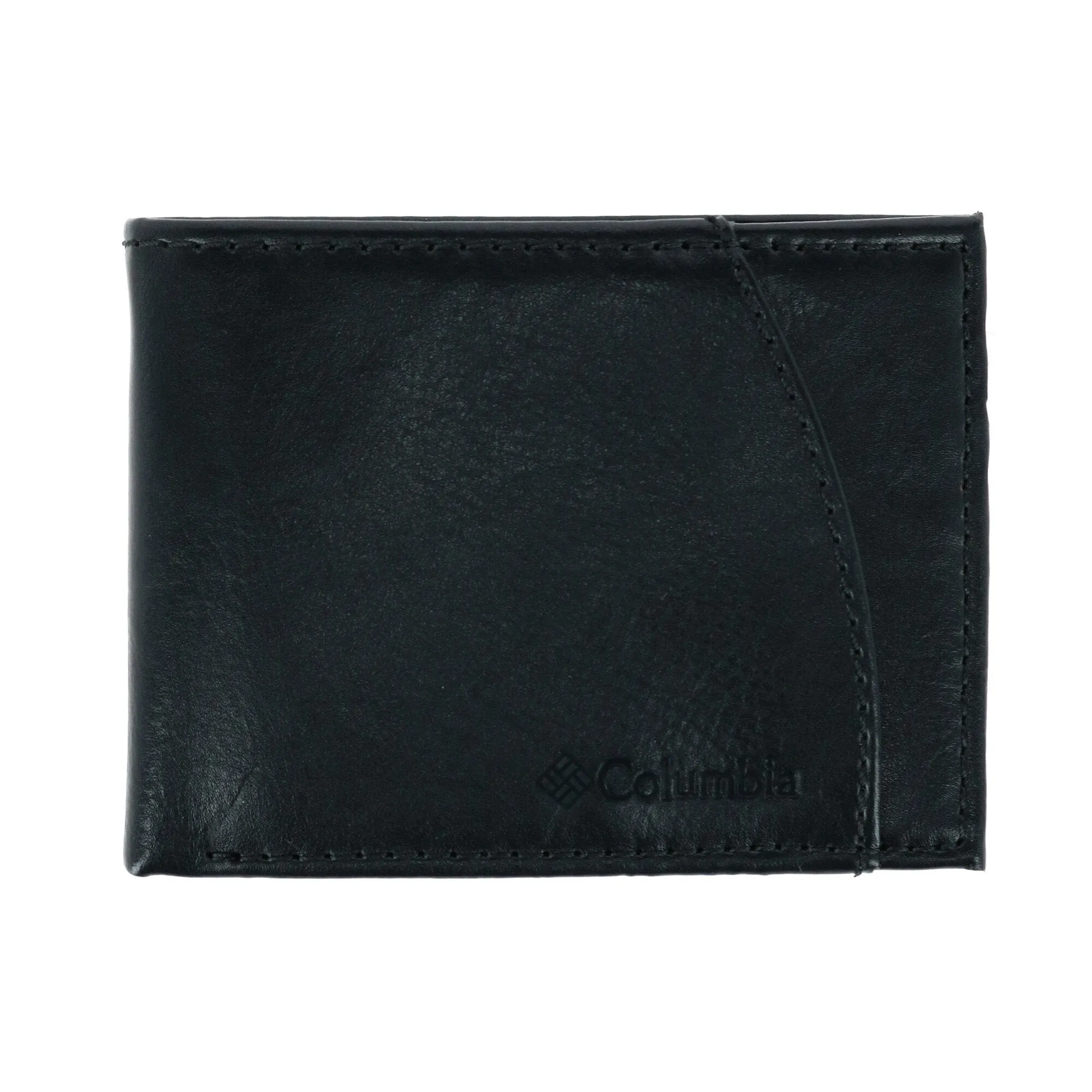 Columbia Men's Leather RFID Bifold Wallet with Exterior Pocket