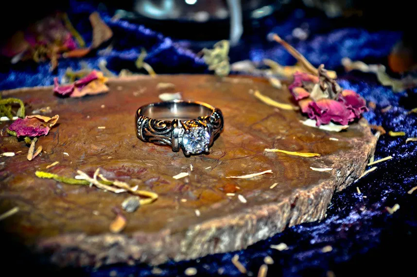 CONJURE RAW ENERGY Sacred Magick Spell Ring of Psychic Power ~ 3rd Eye, Samhain, Magic, Haunted Metaphysical, Scrying, Druid ~ OCCULT MAGICK! Wealth $$