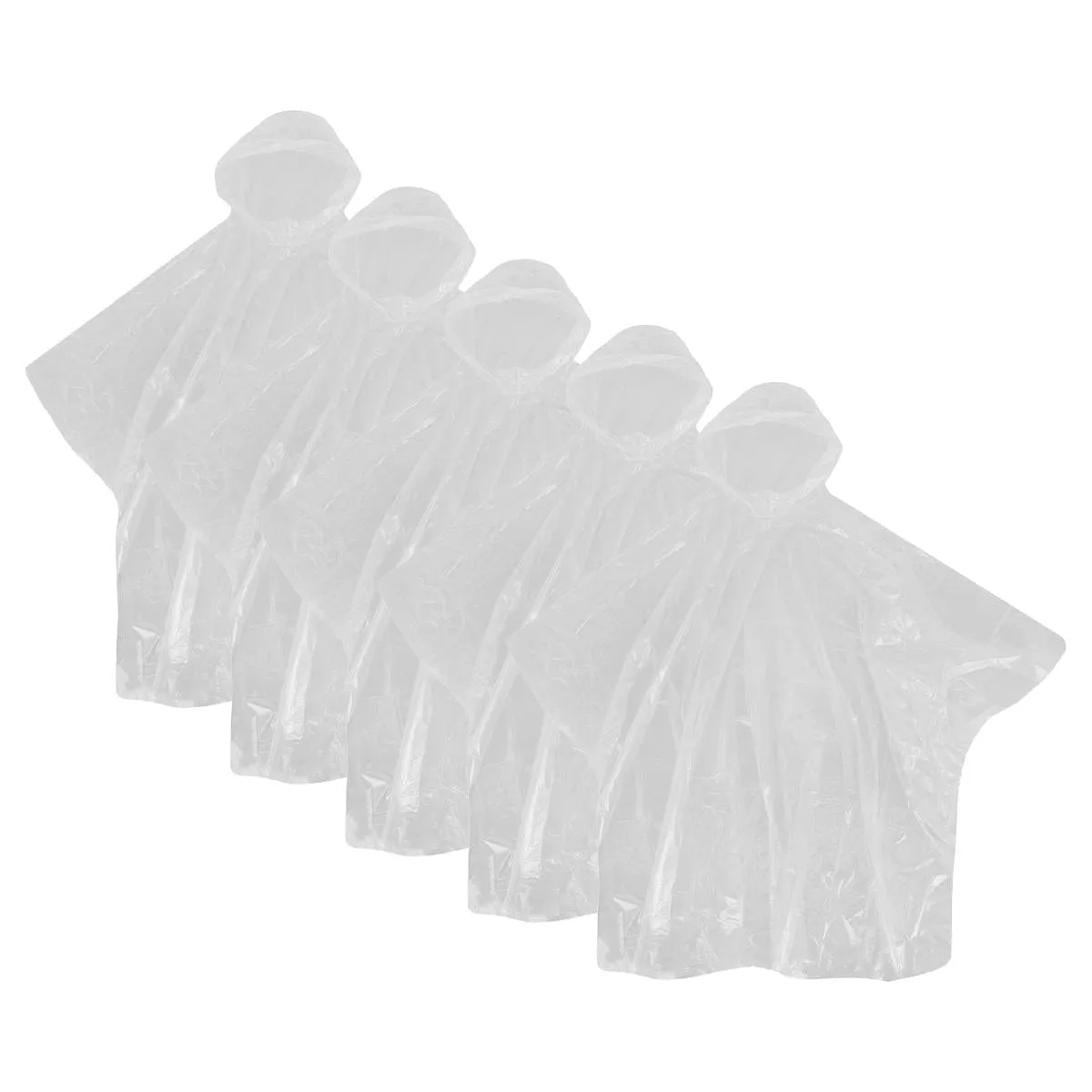 CTM® Adult Disposable Rain Ponchos (Pack of 5)