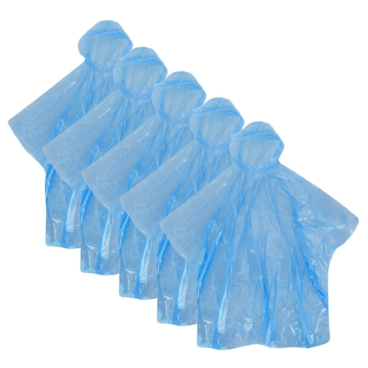 CTM® Adult Disposable Rain Ponchos (Pack of 5)