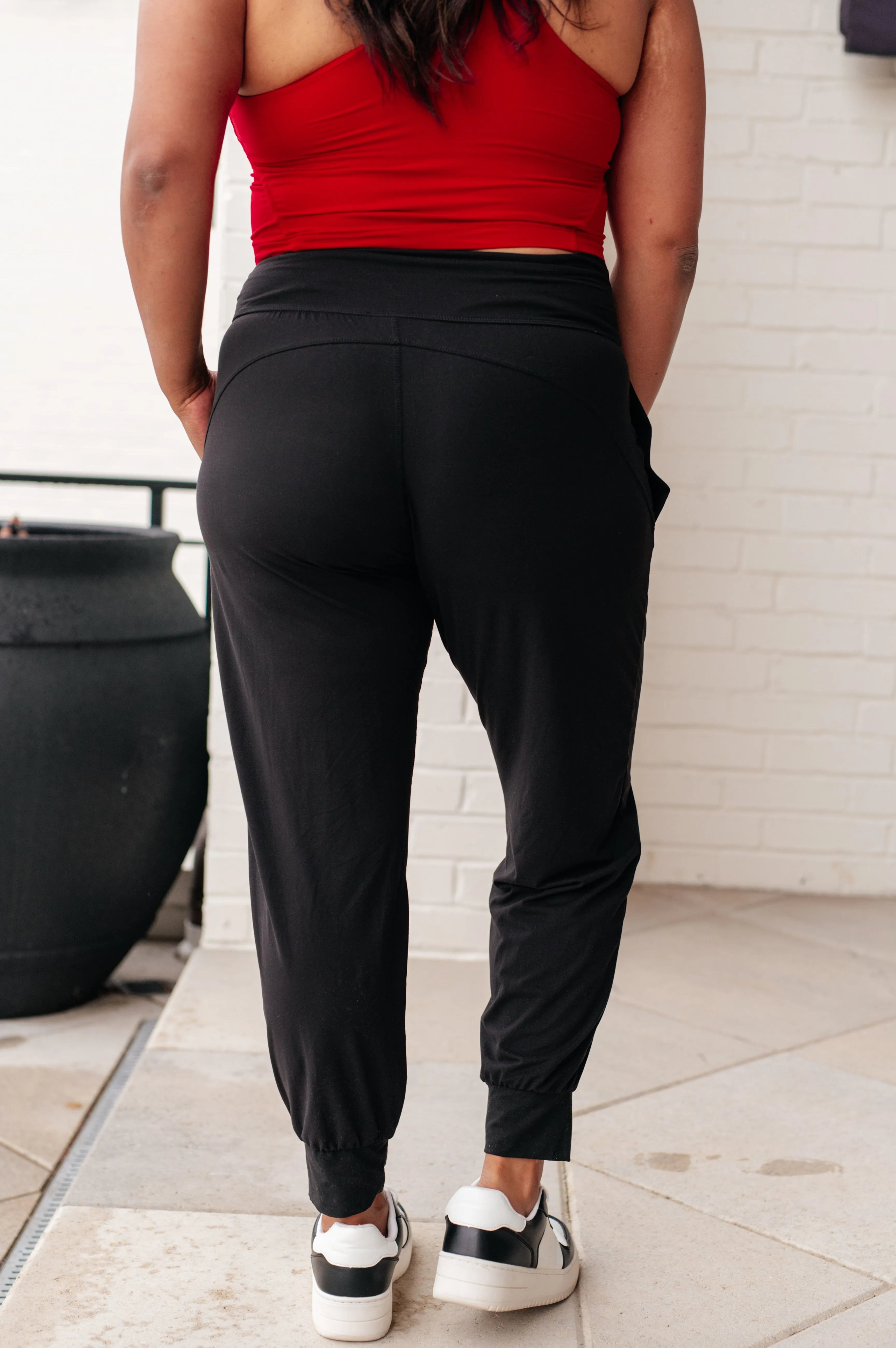 Explore More Collection - Always Accelerating Joggers in Black