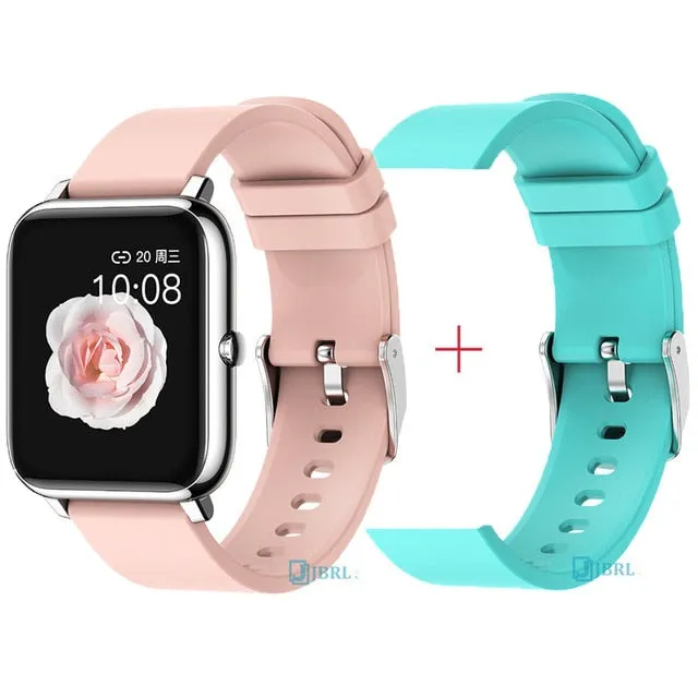 Fashion Full Touch SmartWatch Square Women Sport Watch Electronic Ladies Wrist Watch For Andriod Ios Smart Clock Smart watch