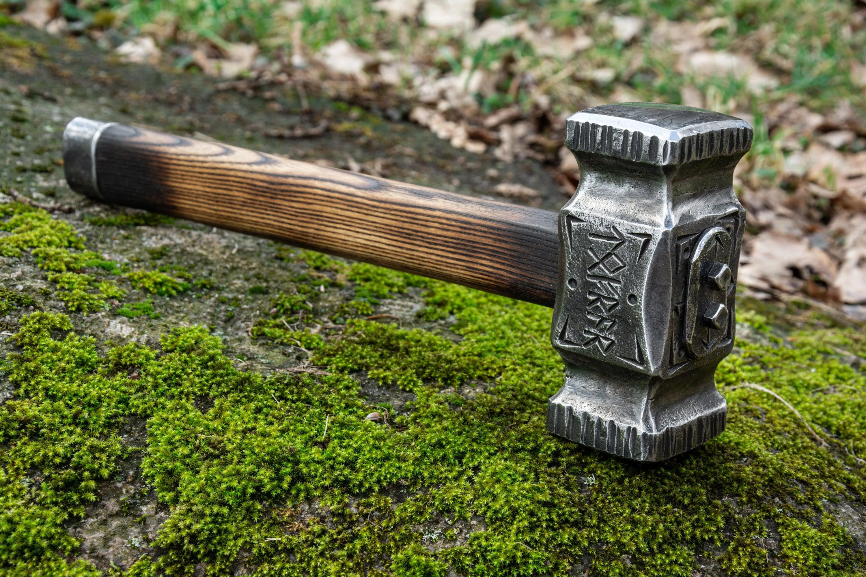 Hand-Forged Blacksmith Hammer Poseidon