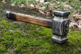 Hand-Forged Blacksmith Hammer Poseidon