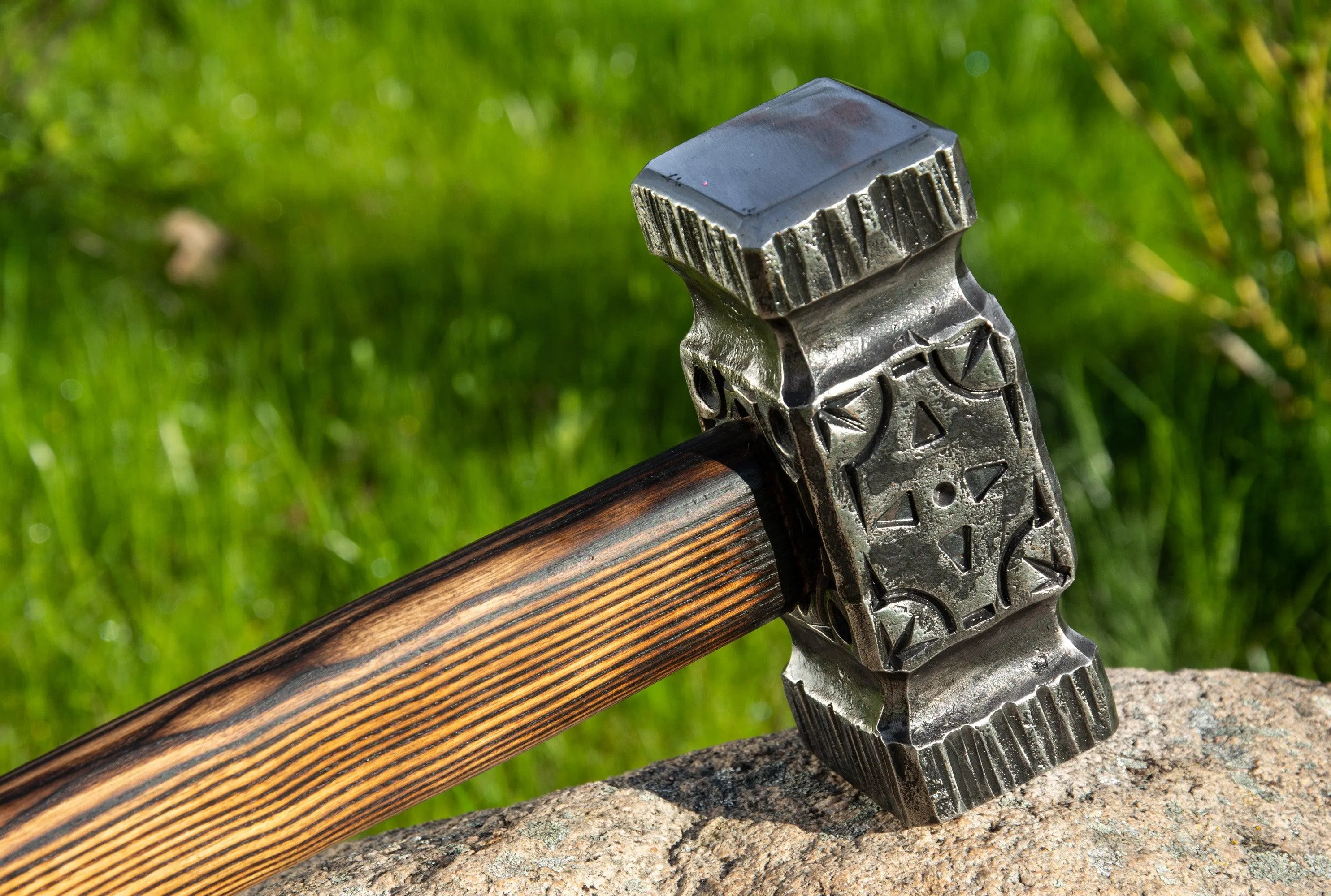 Hand-Forged Blacksmith Hammer Zeus