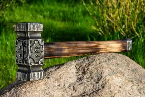 Hand-Forged Blacksmith Hammer Zeus