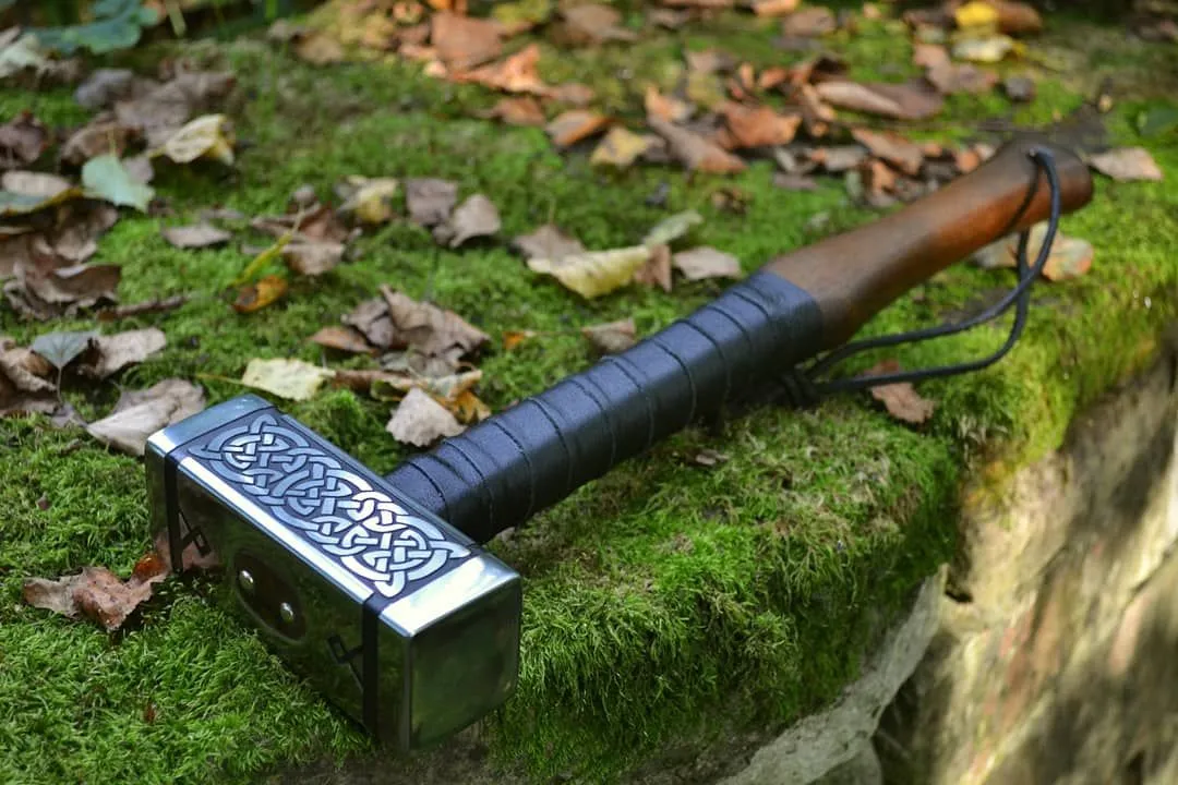 Hand Forged Viking Hammer Svarog