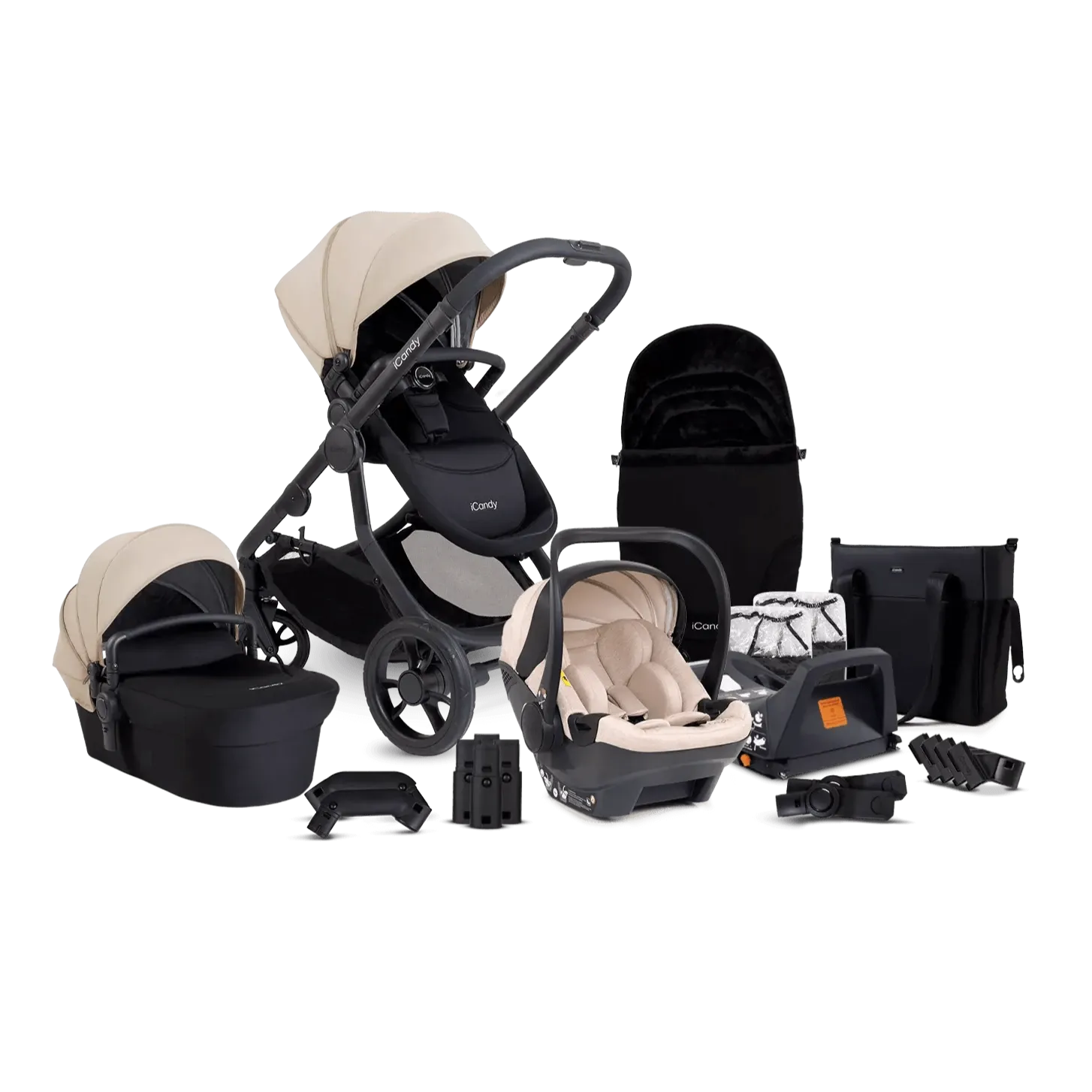 iCandy Orange 4 Cocoon Travel System - Latte