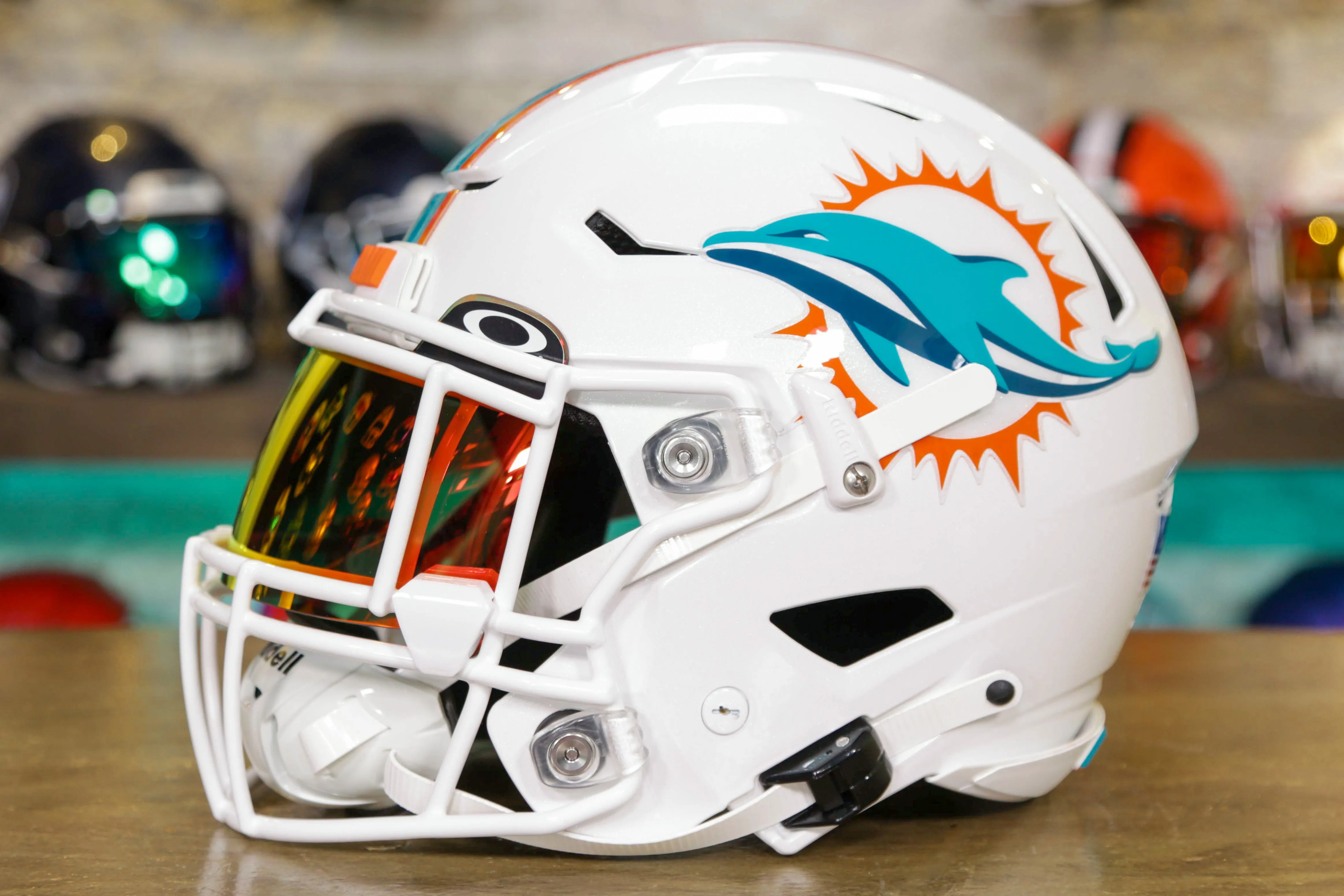 Miami Dolphins Riddell SpeedFlex Helmet - GG Edition 00366