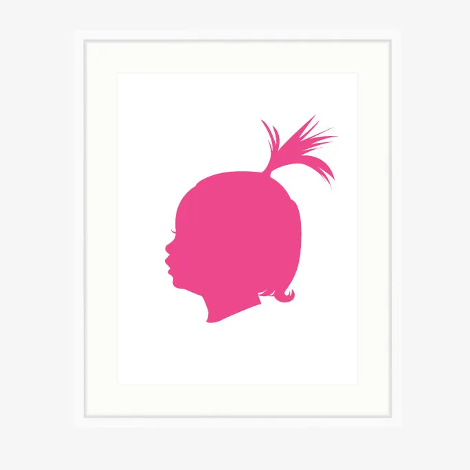 Modern Silhouette Portrait - Single