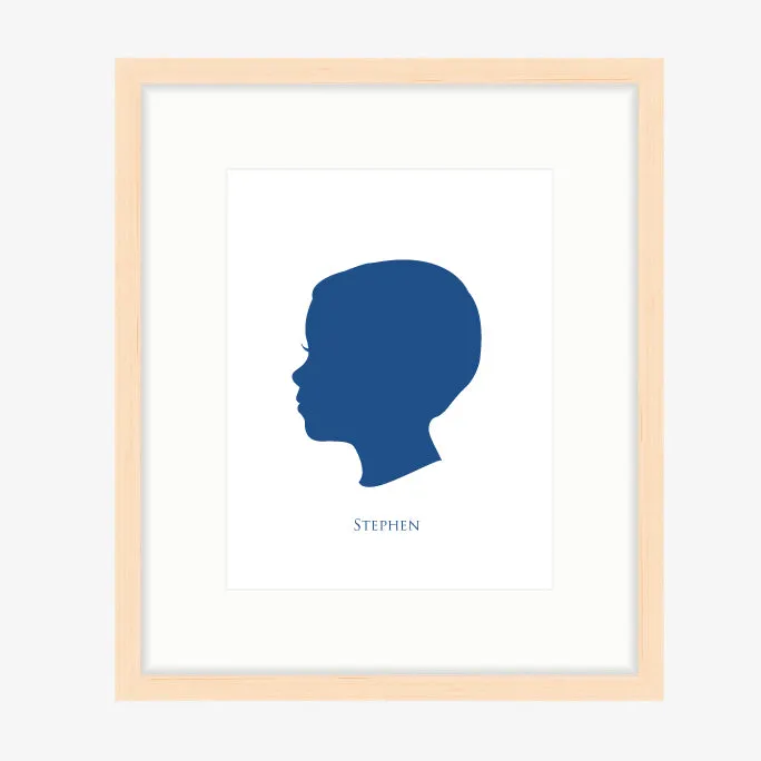 Modern Silhouette Portrait - Single