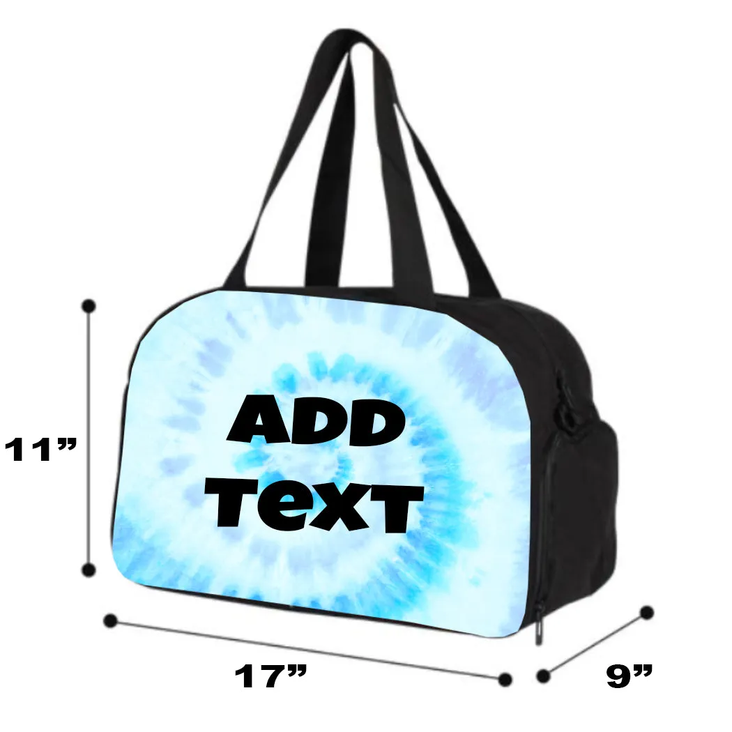 Personalized Tie Dye Backpacks / Lunch Bag / Duffel Bag / Bottle