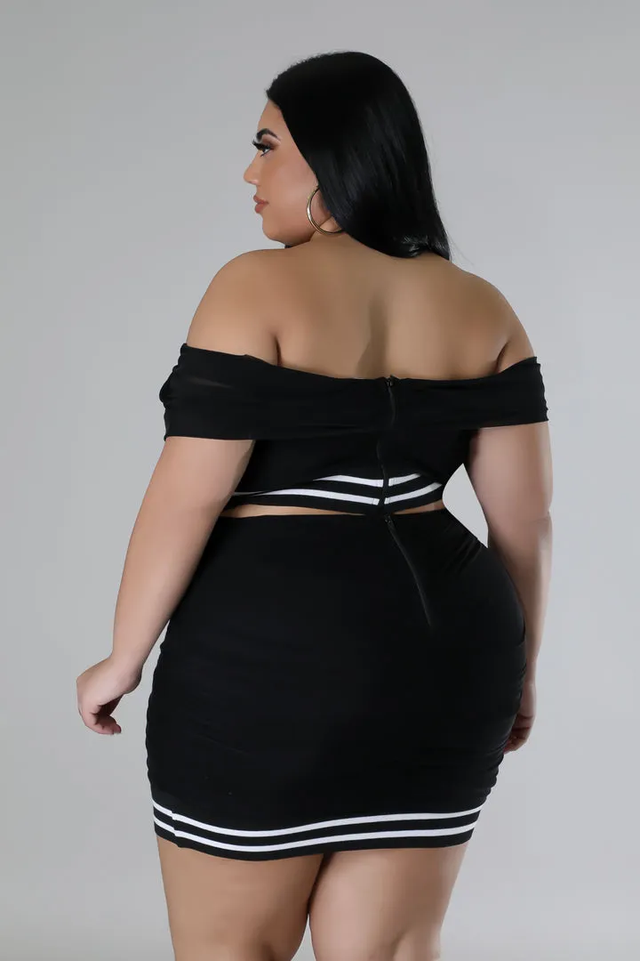 Plus Size Sweetheart Skirt Set