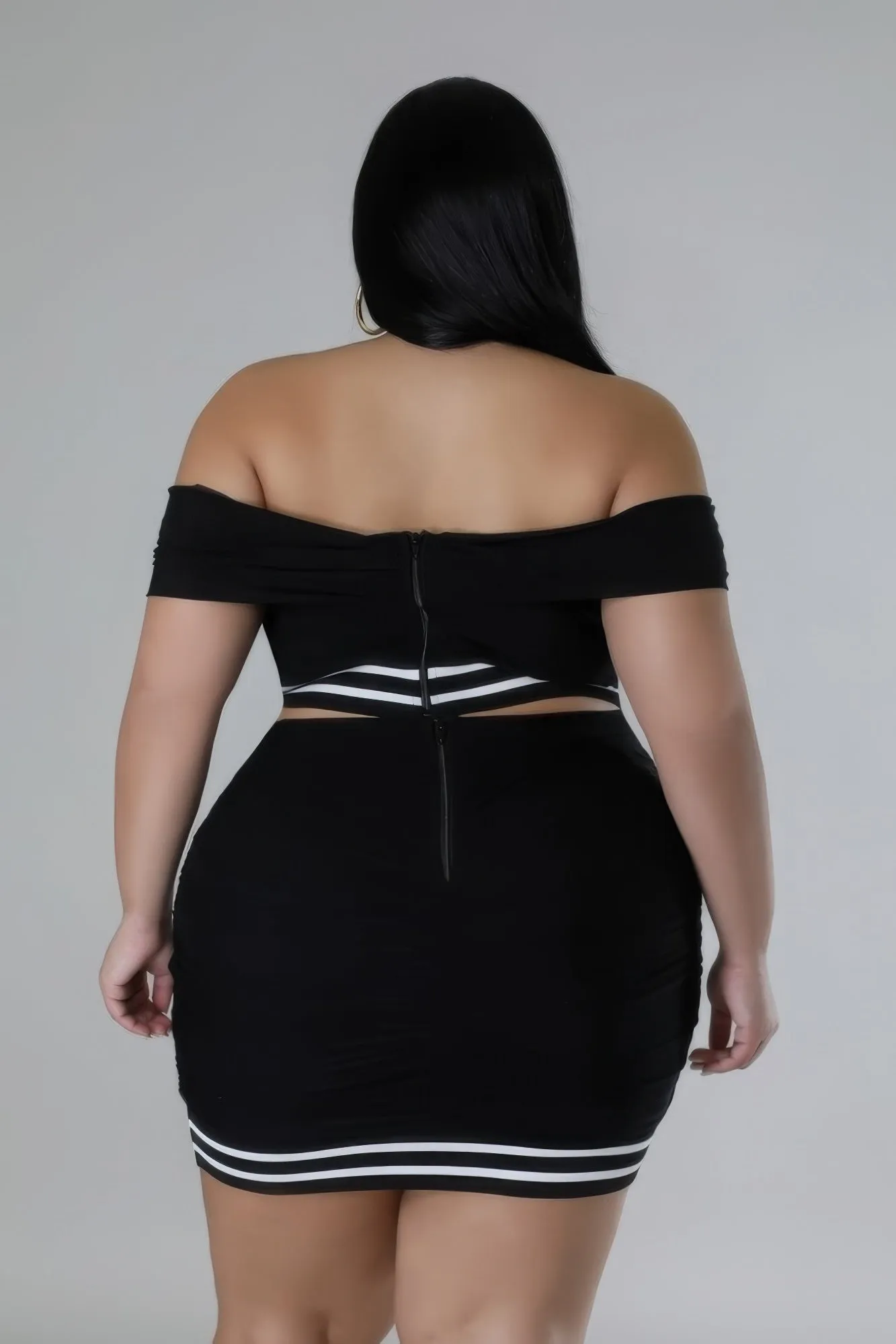 Plus Size Sweetheart Skirt Set