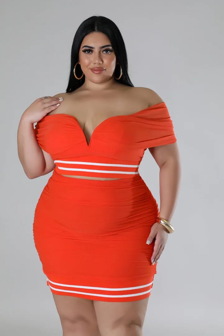 Plus Size Sweetheart Skirt Set