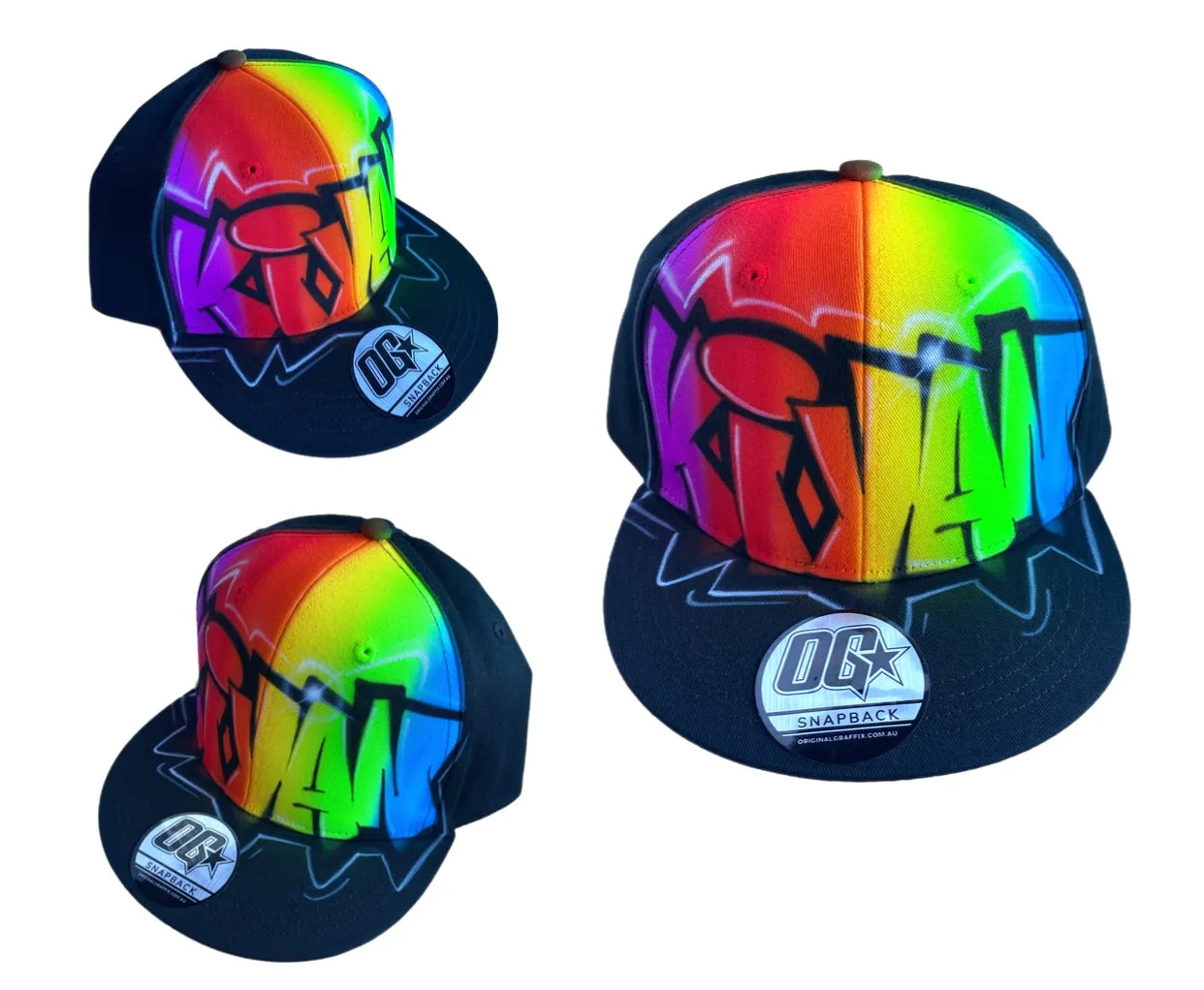 Rainbow Graffiti Snapback (7G)