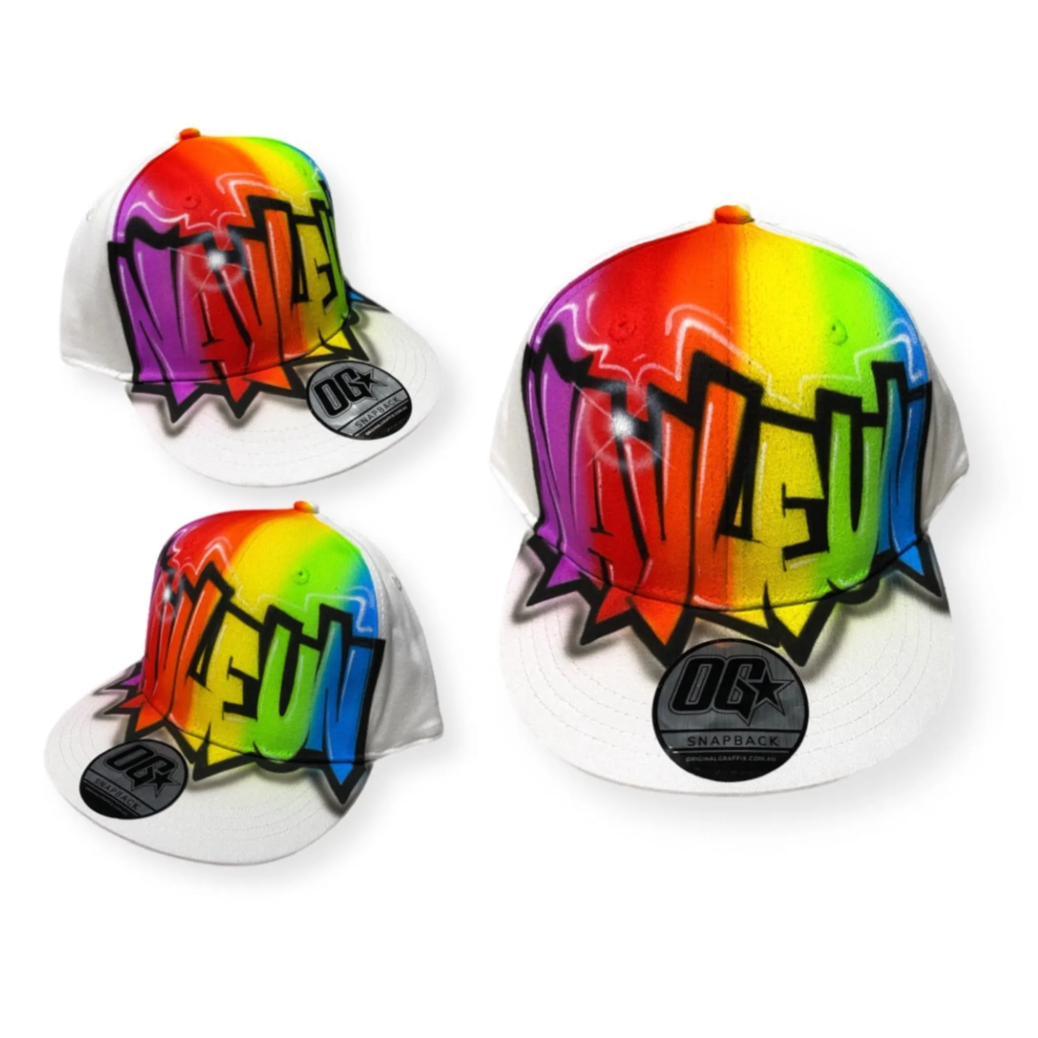 Rainbow Graffiti Snapback (7G)