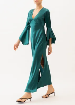 Rita Teal Maxi Dress