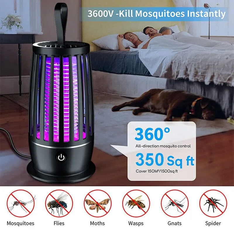 SMAXPro™ LED Rechargeable Mosquito Killer: Electric Bug Zapper Lamp