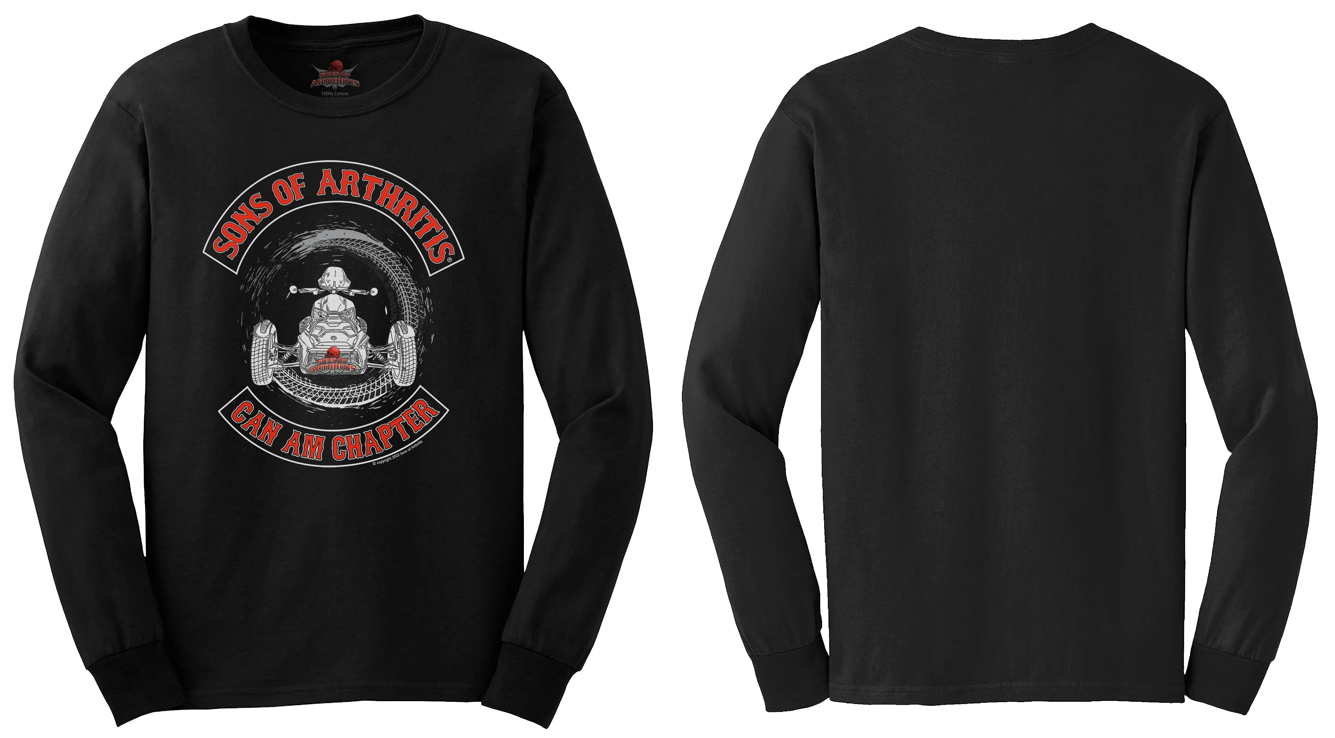 Sons of Arthritis CanAm Chapter - BLACK (SEE STYLES)