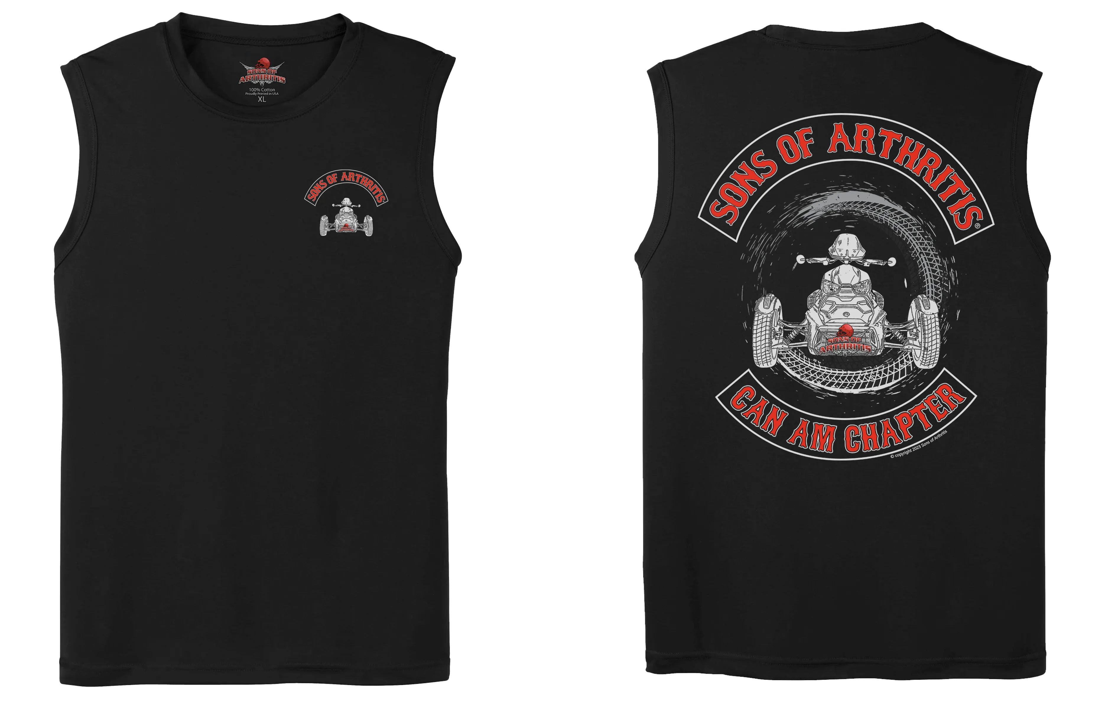 Sons of Arthritis CanAm Chapter - BLACK (SEE STYLES)