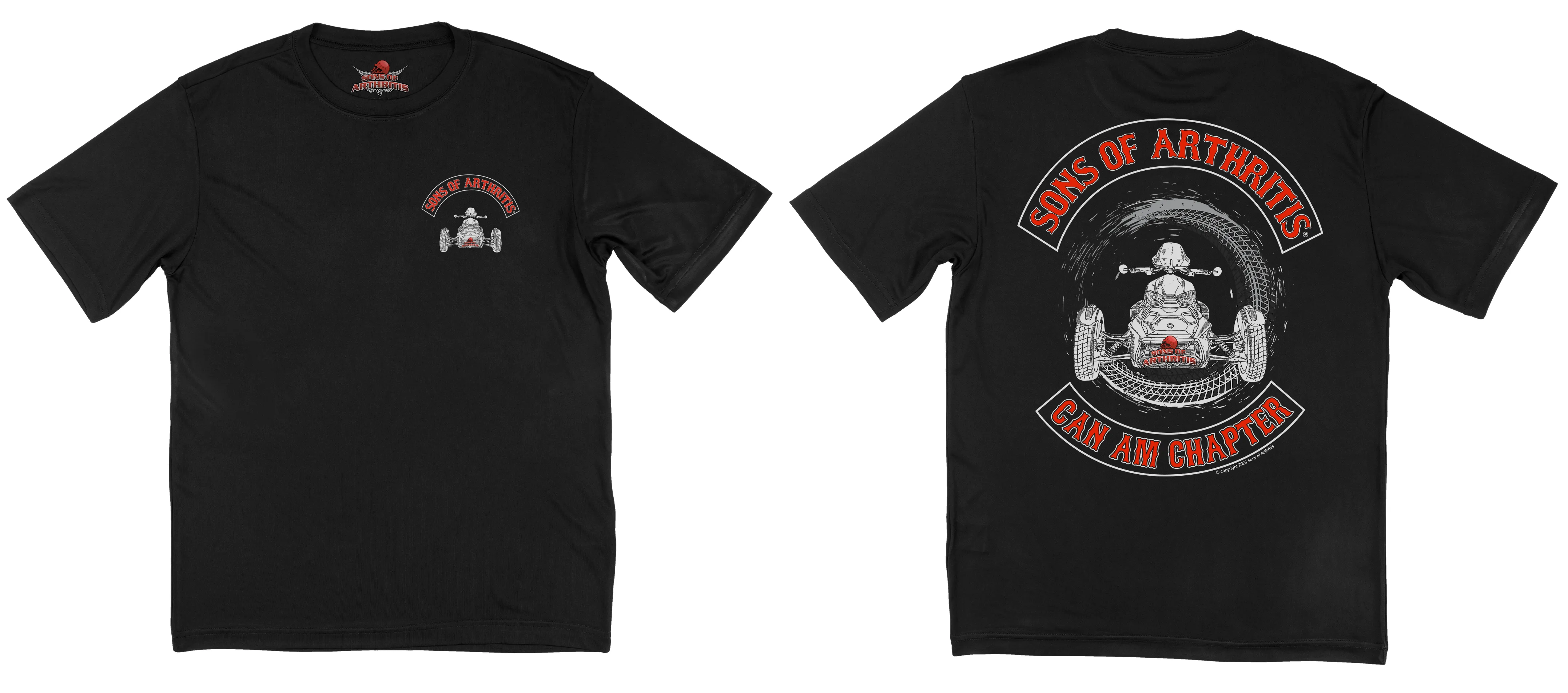 Sons of Arthritis CanAm Chapter - BLACK (SEE STYLES)