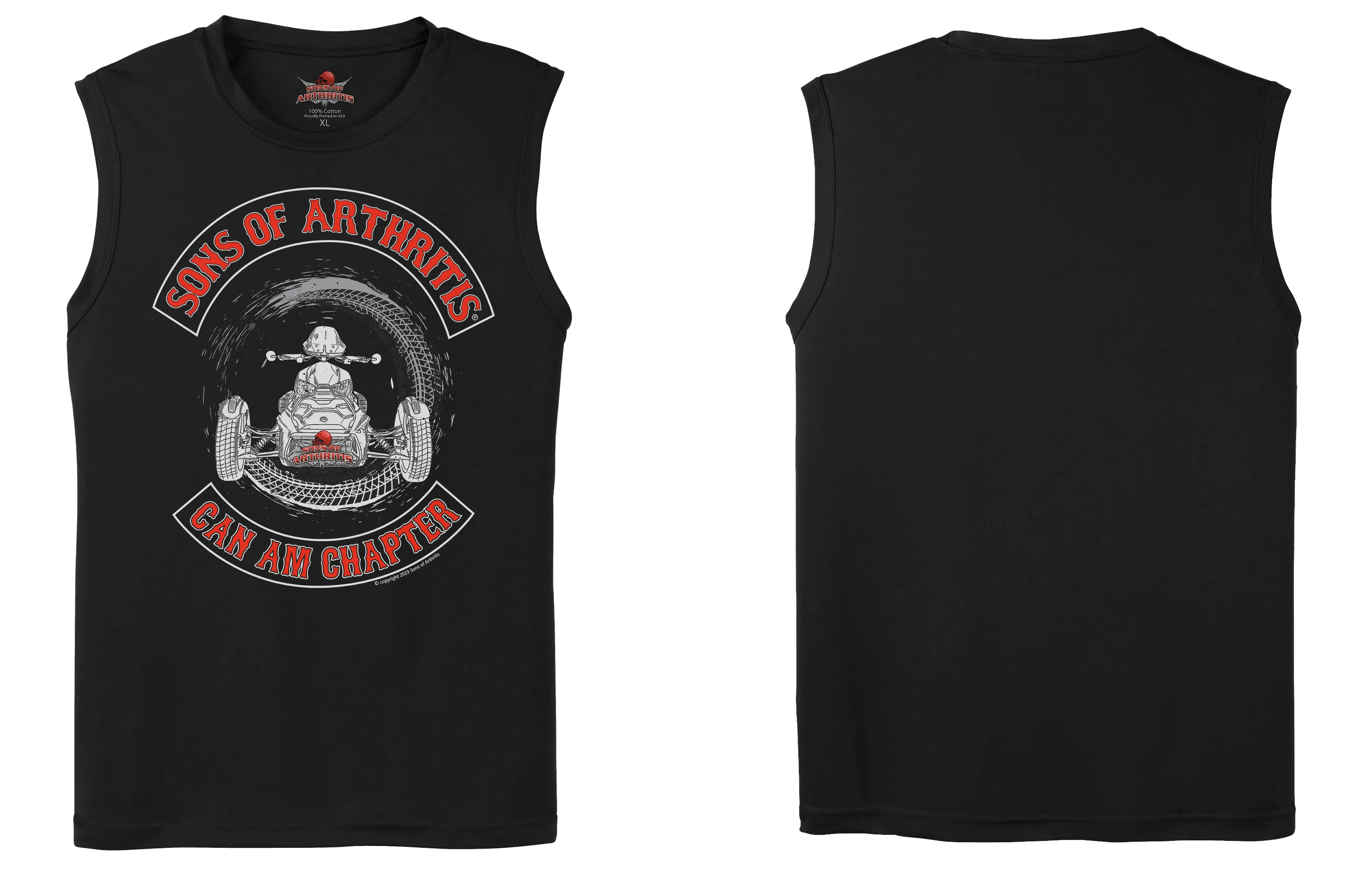 Sons of Arthritis CanAm Chapter - BLACK (SEE STYLES)