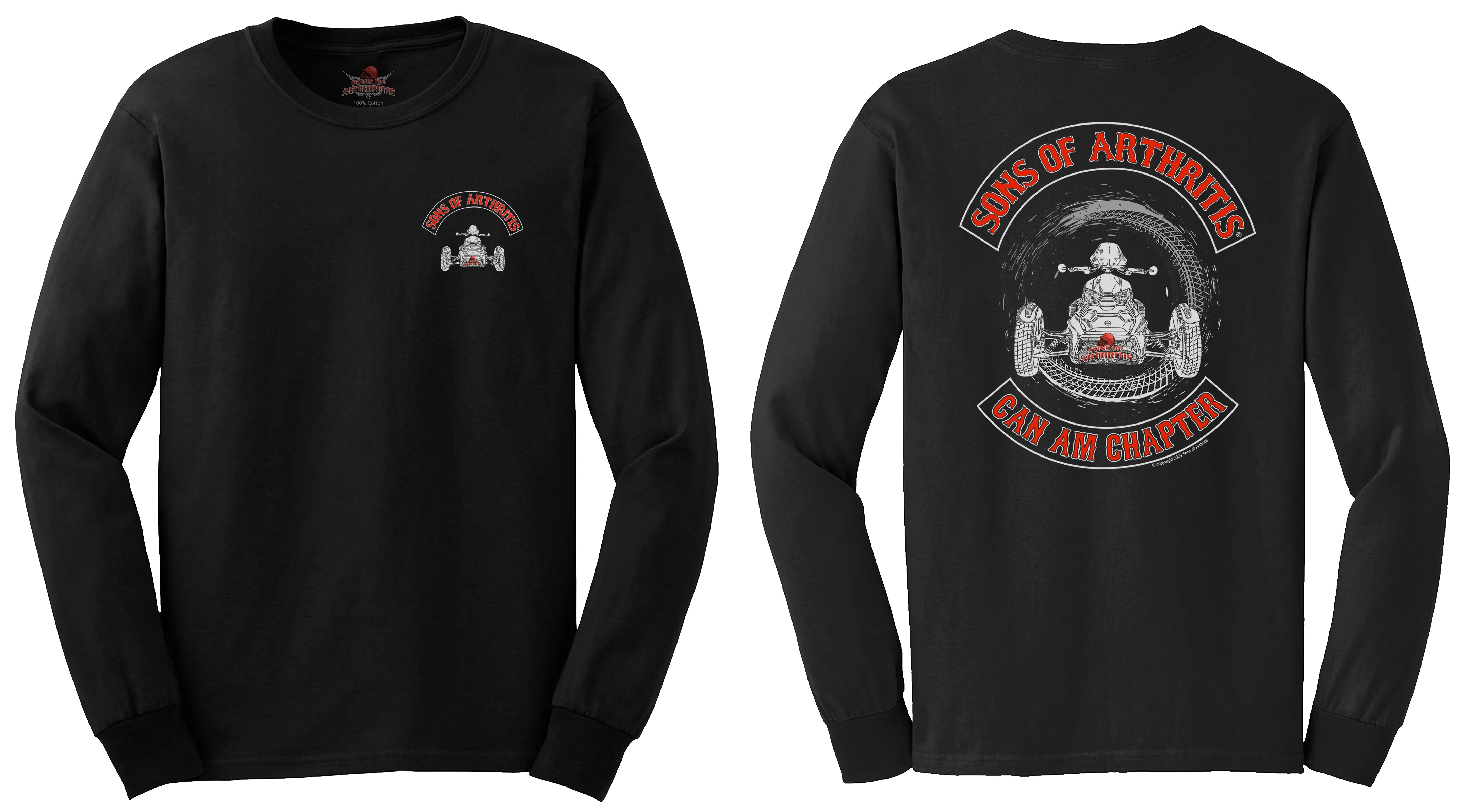 Sons of Arthritis CanAm Chapter - BLACK (SEE STYLES)