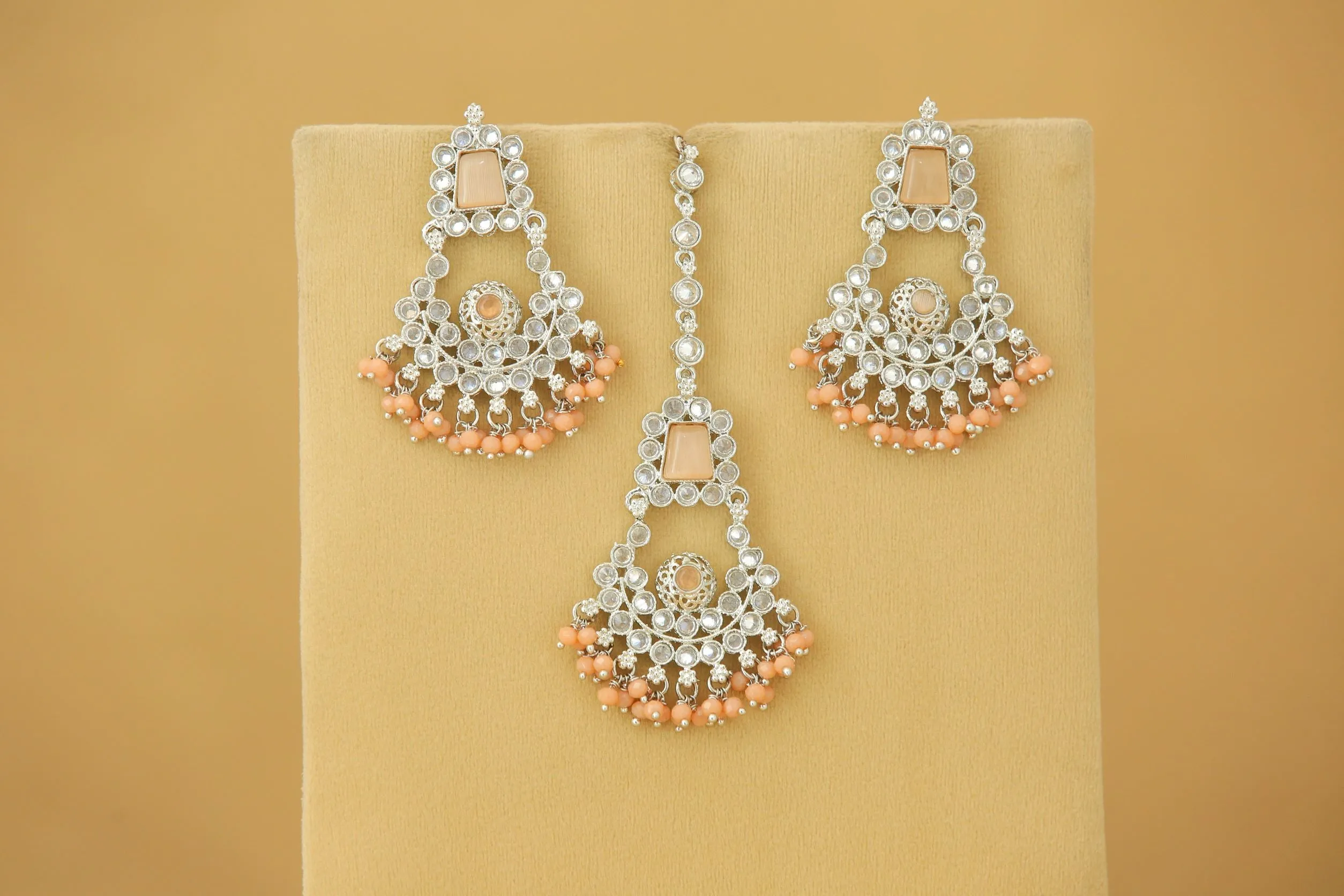 Surakshita Earrings and Tikka