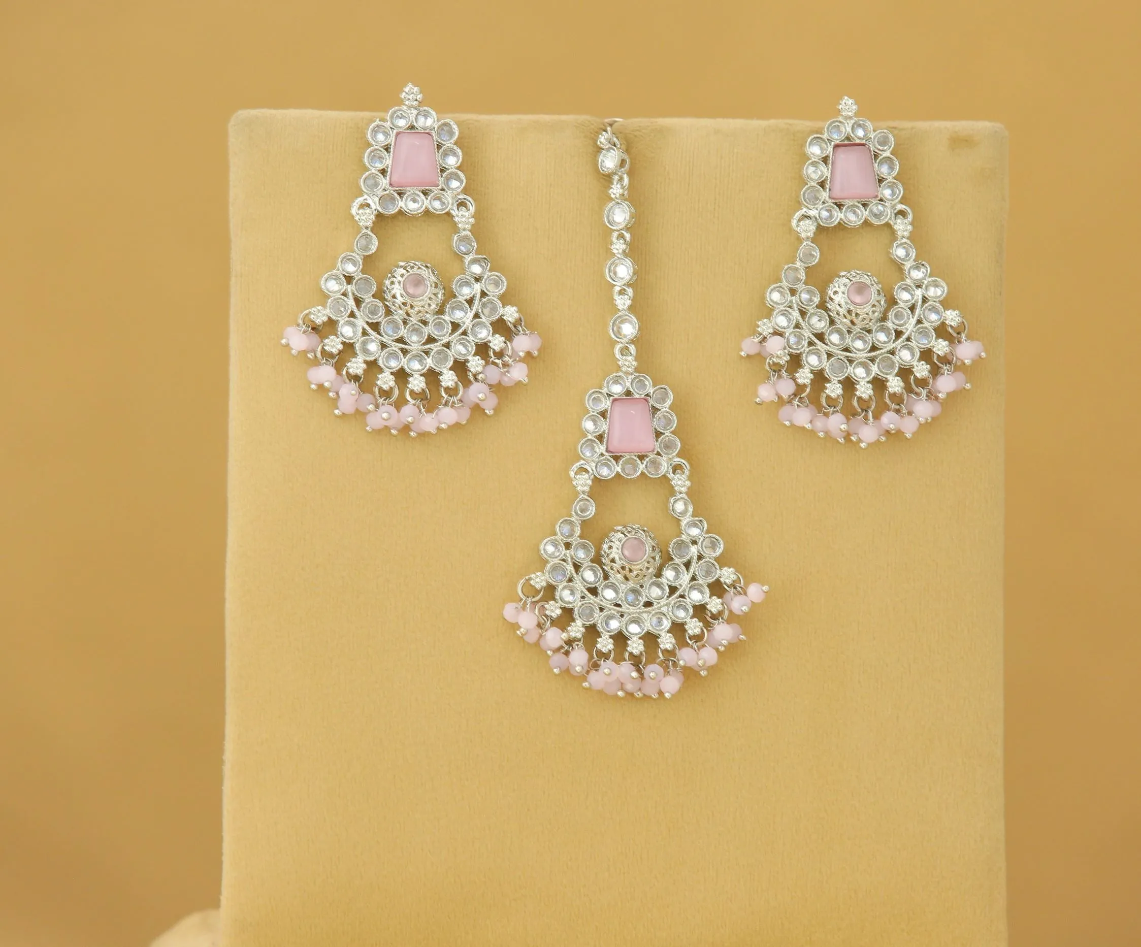 Surakshita Earrings and Tikka