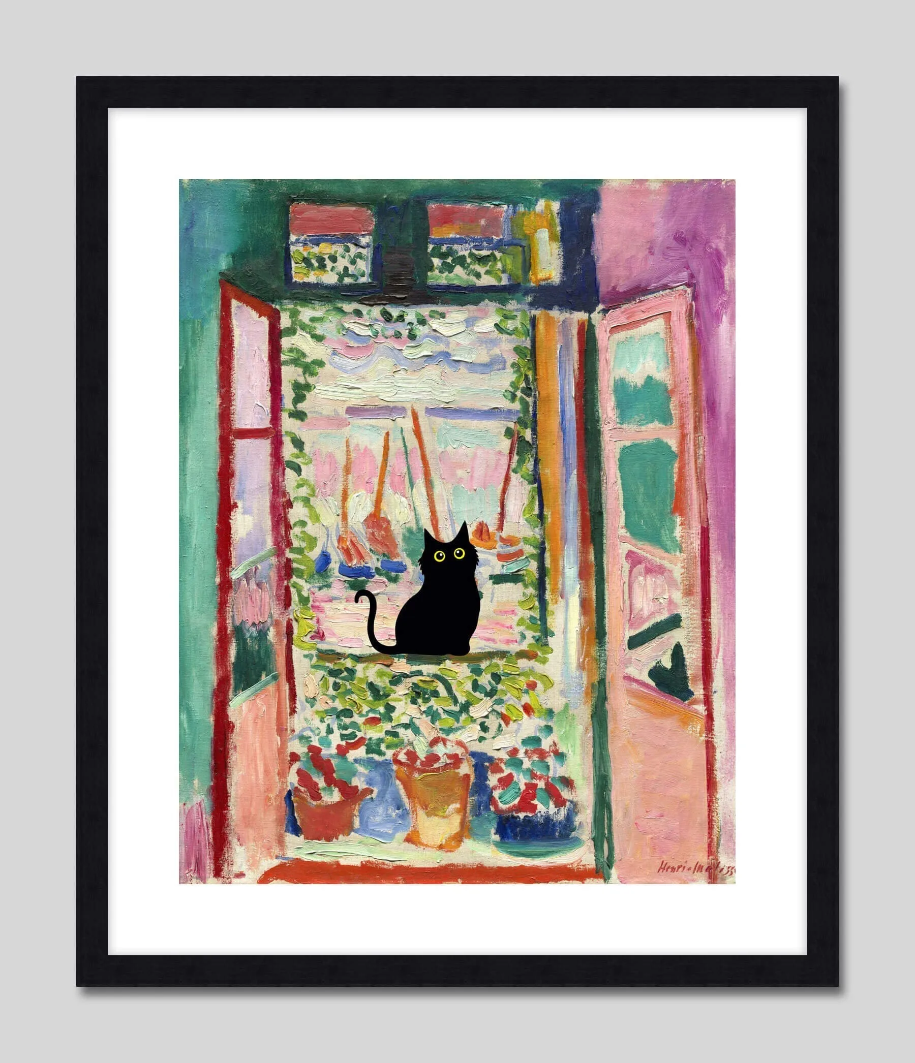 The Open Window Little Black Cat