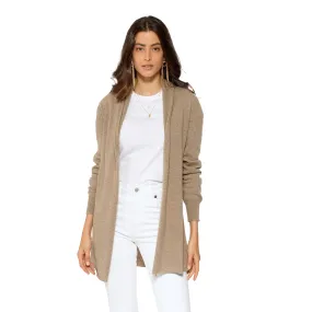 Women's Pure Cashmere Open Front Cardigan